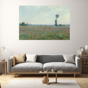 Field of Poppies Painting Monet